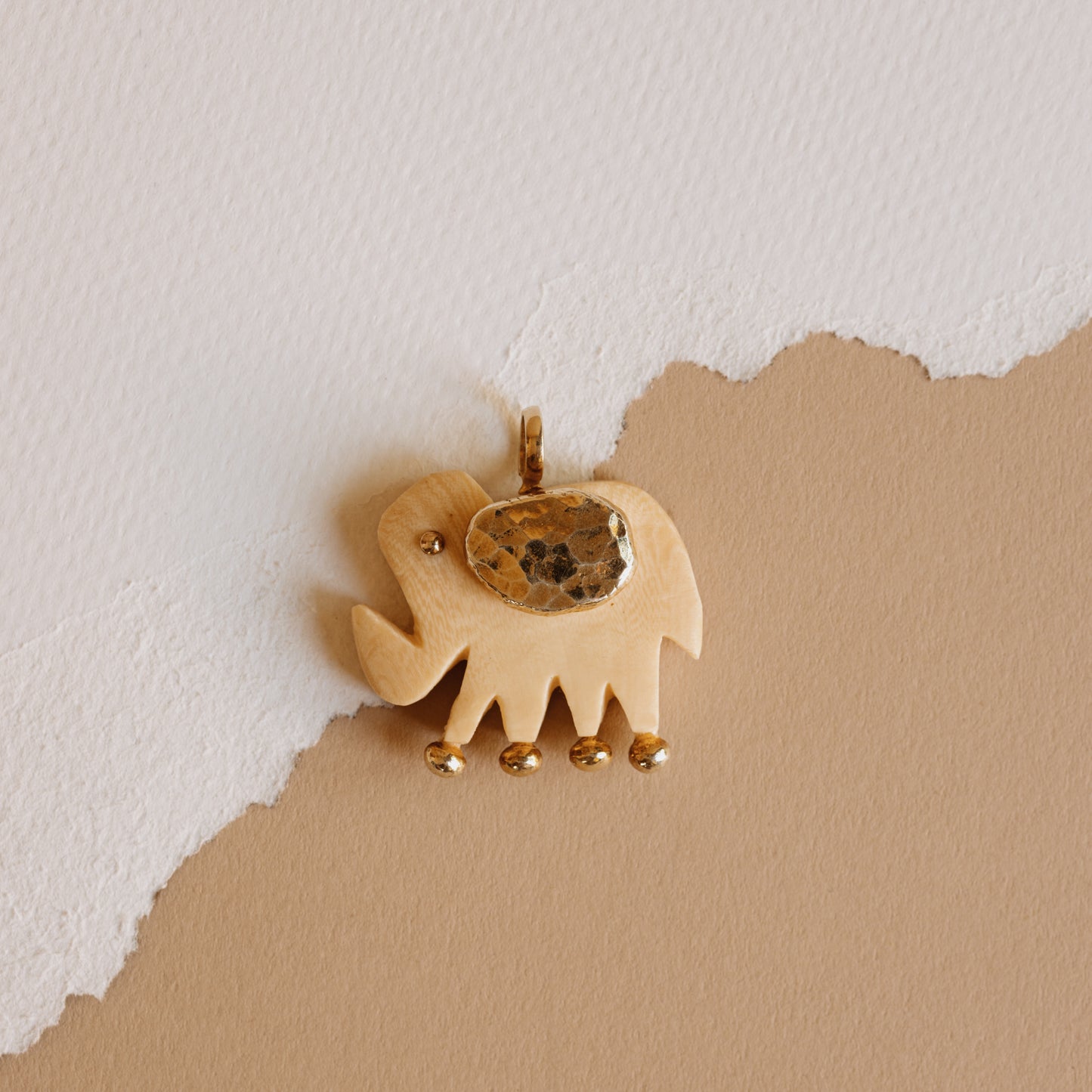 The Big Gold Circus Elephant