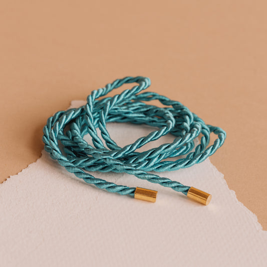 The Light Blue Cord Necklace
