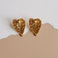 The Gold Heart Earrings