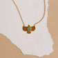 The Green Stone Dove Necklace