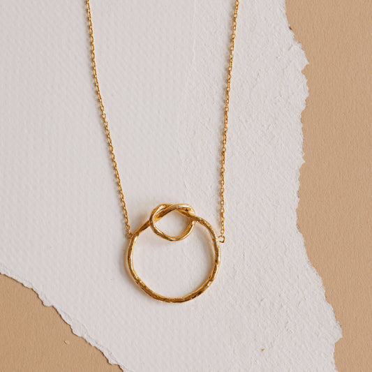 The Circled Knot Necklace