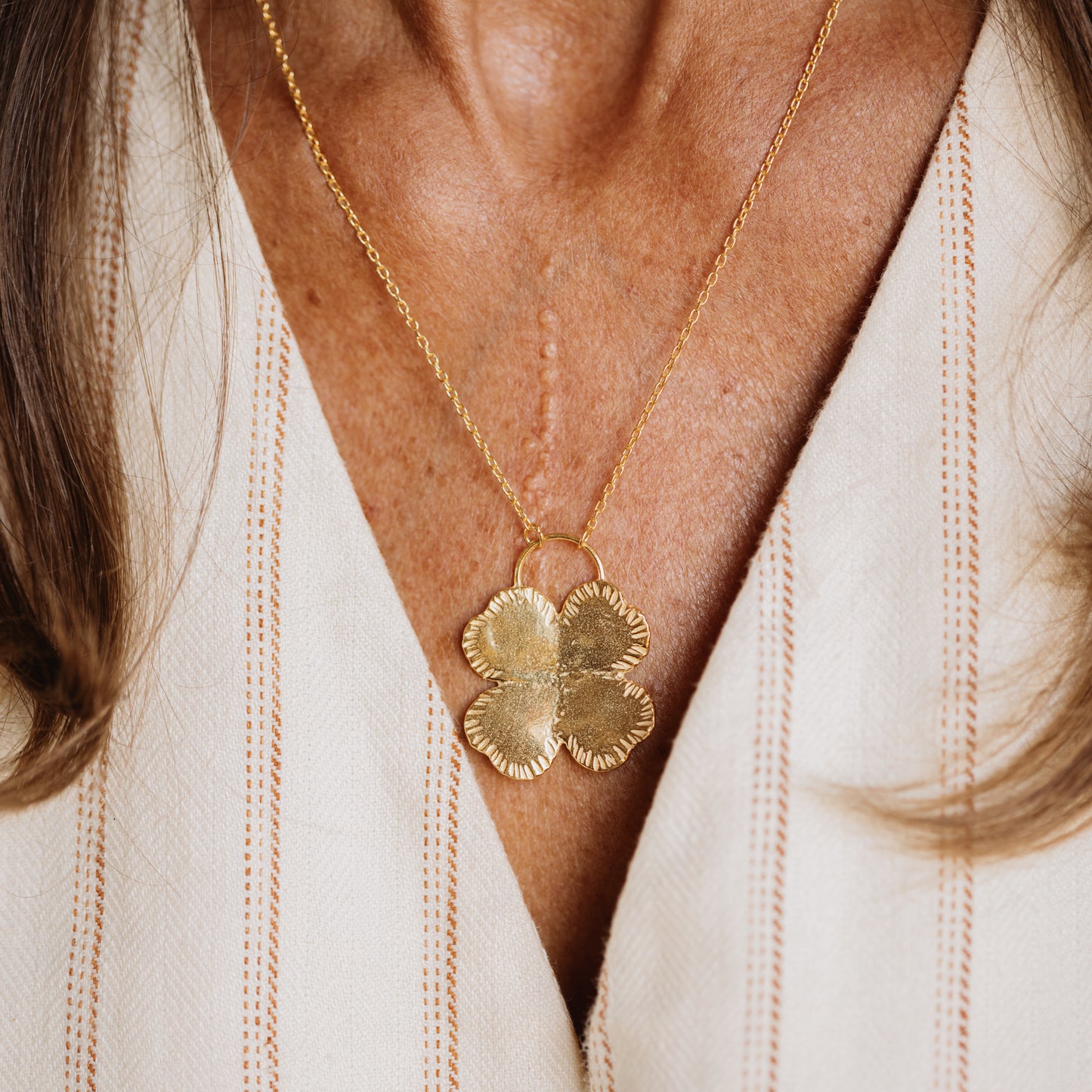 The Gold Clover Necklace