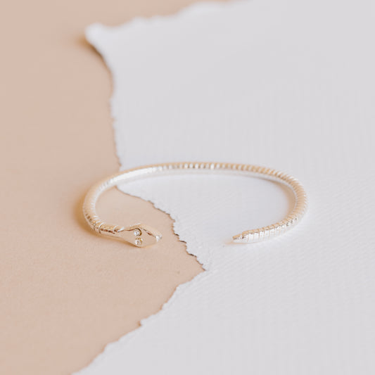 Silver Snake Bracelet