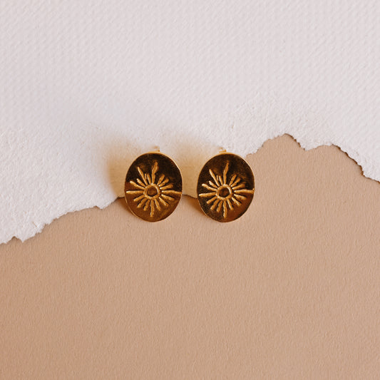 The Gold Shooting Star Earrings