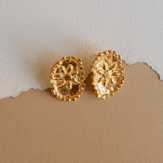 The Oval Sunshine Earrings