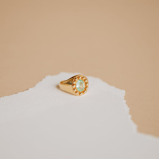 Aqua Marine Ring