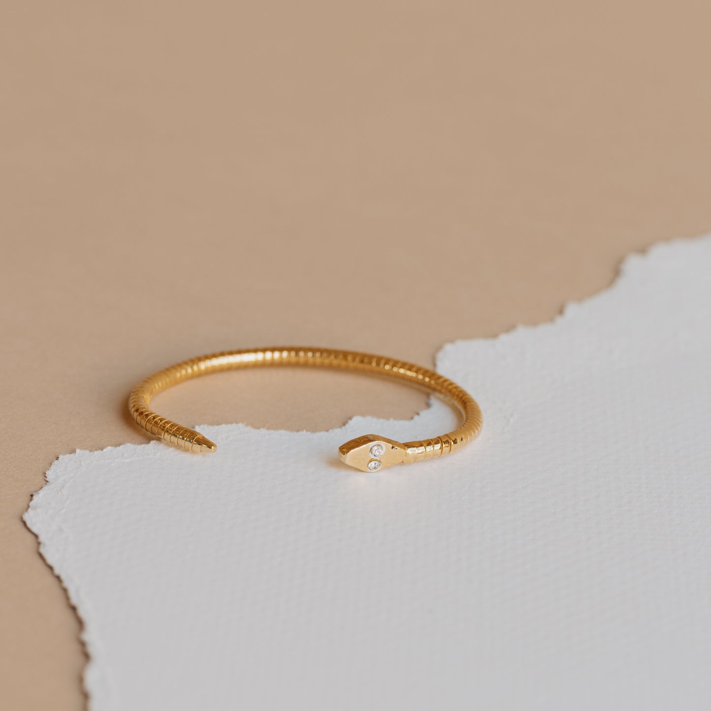 Gold Snake Bracelet