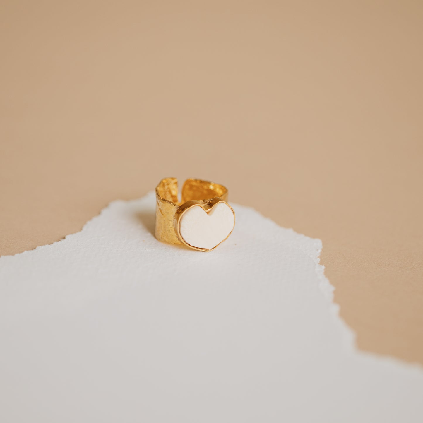 The Gold Heart Ring