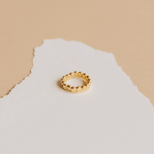 The Iconic Gold Grains Ring