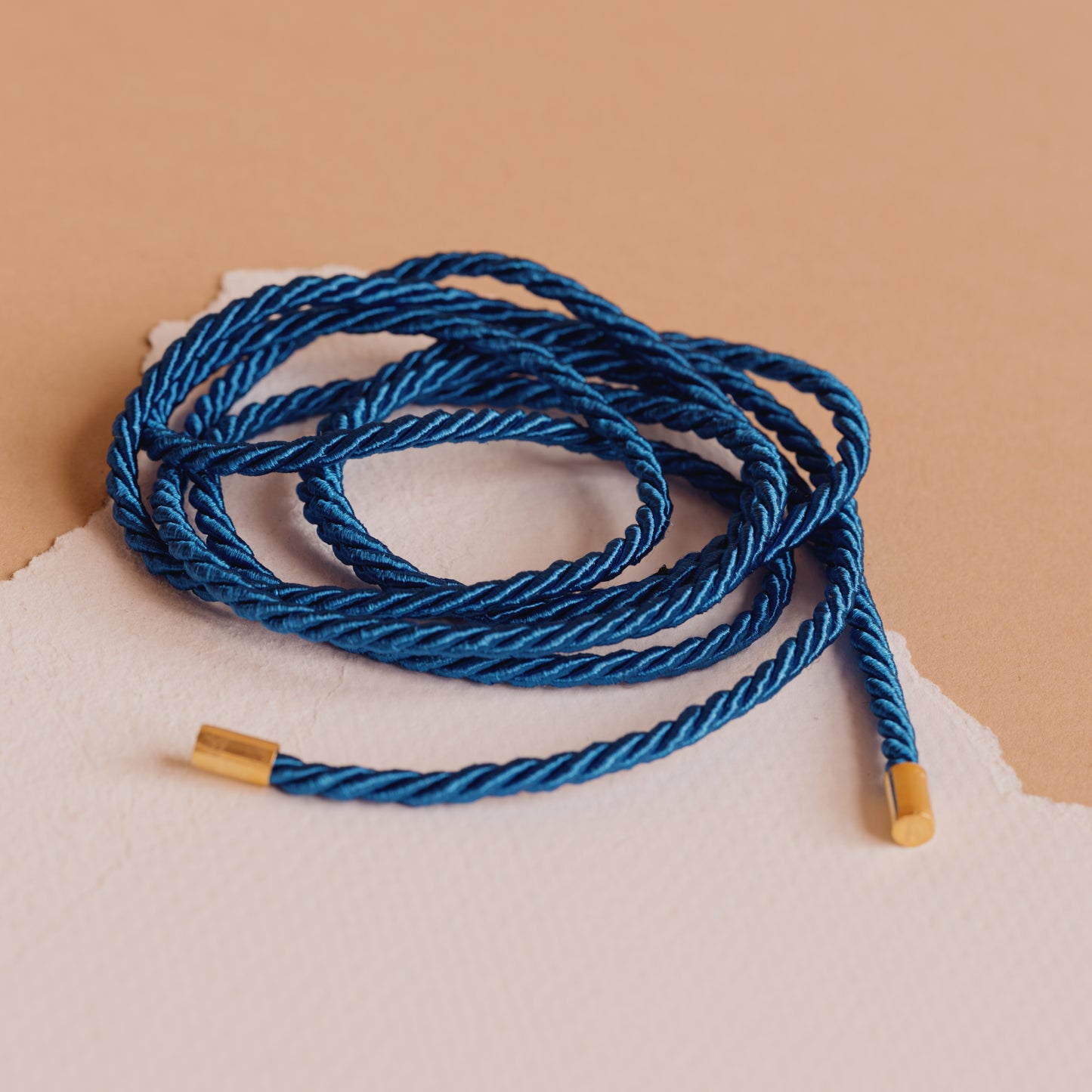 The Dark Blue Cord Necklace