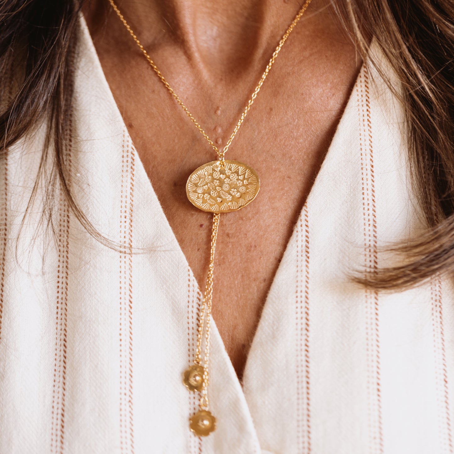 The Gold Fossil Necklace