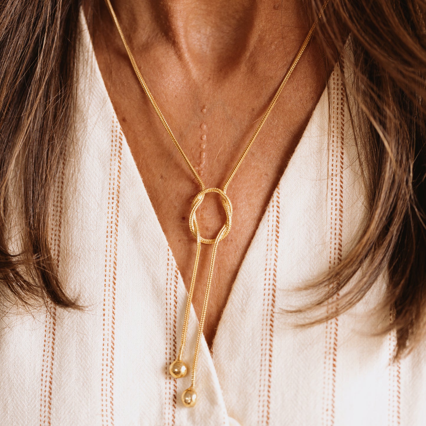 The Knotted Gold Necklace