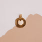 The Golden Circled Resin Heart