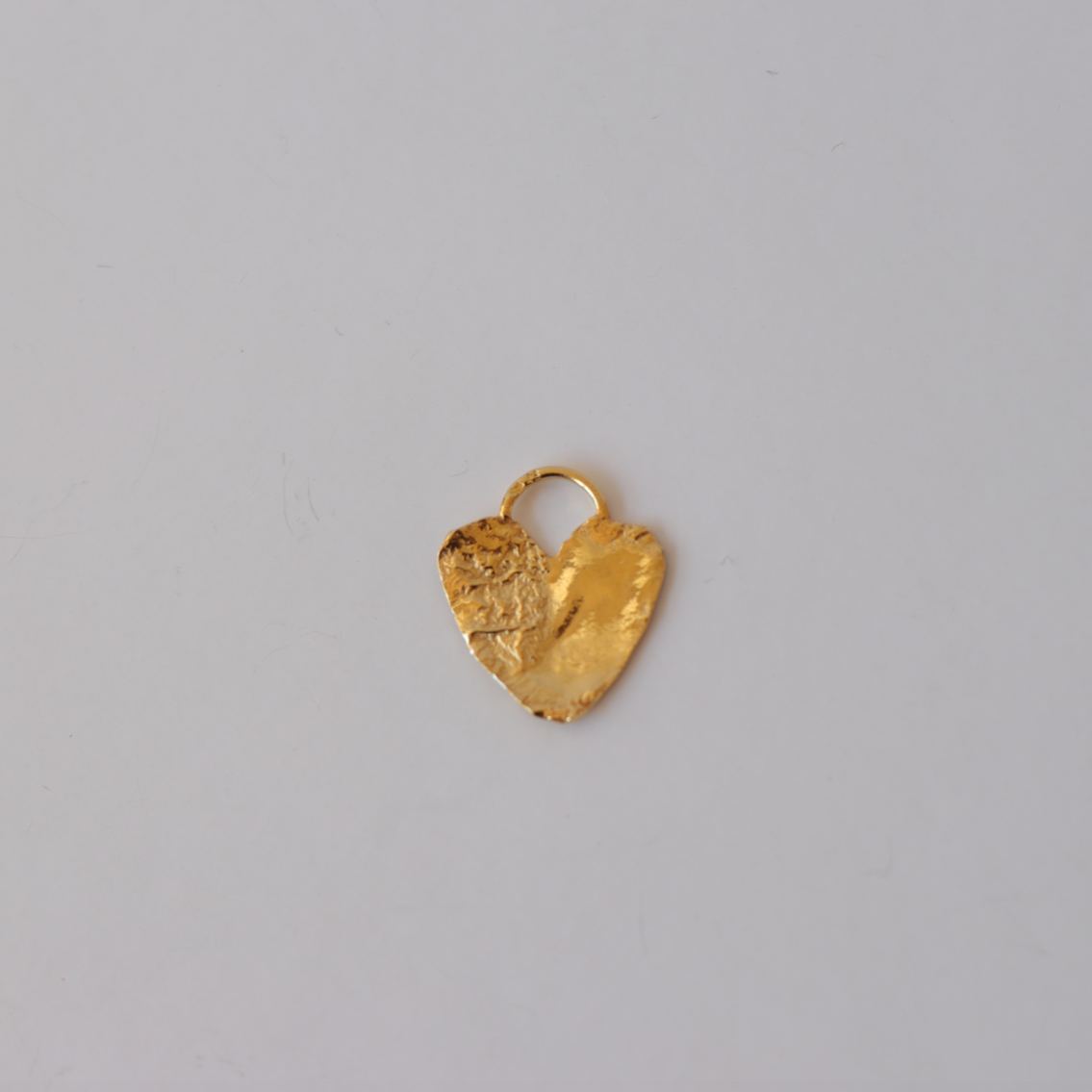 Gold Bold Tiny Heart