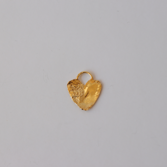 Gold Bold Tiny Heart