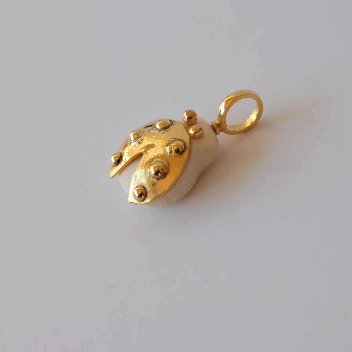 Gold Lucky Resin Ladybug