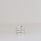 Silver Twisted Snake Ring