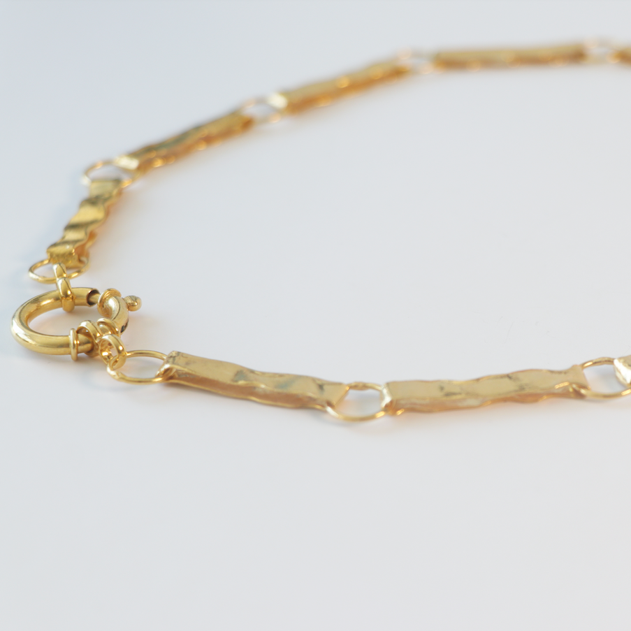 Gold Melted Handmade Chain