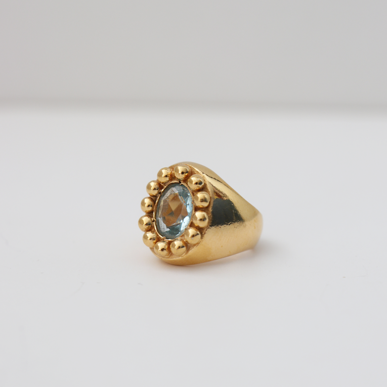 Aqua Marine Ring