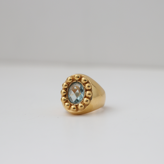 Aqua Marine Ring